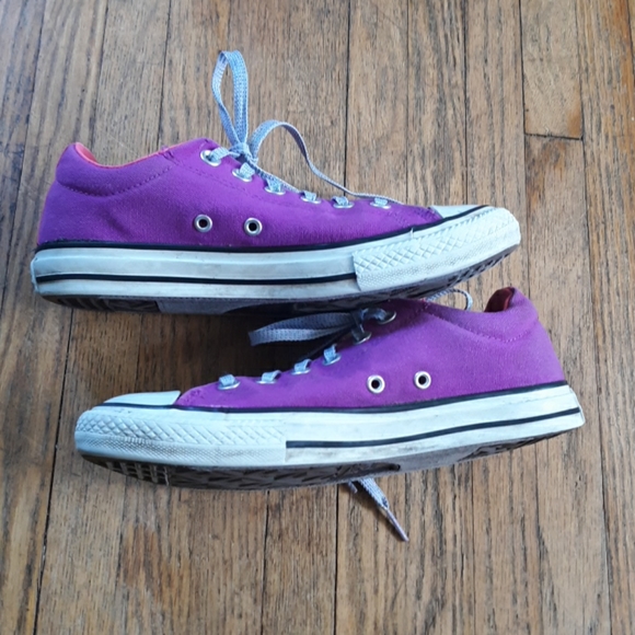 Converse All Star Shoes Purple & Pink Size 5 Adult - Picture 7 of 8